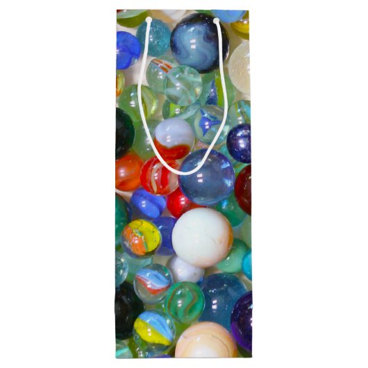 Al mijn marbles wijn cadeautas (Achterkant)