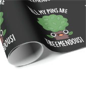 Al mijn puns zijn boom-meneuze boom pun donker BG Cadeaupapier (Rol Hoek)