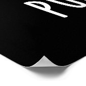 Al mijn puns zijn op Gesponnen-pose Funny Cat Pun  Poster (Hoek)