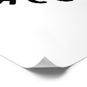 Al mijn puns zijn toevallige grappige tandwoordgra poster (Hoek)