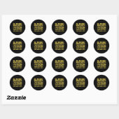 Al mijn rolmodellen gingen naar de gevangenis ronde sticker (Vel)