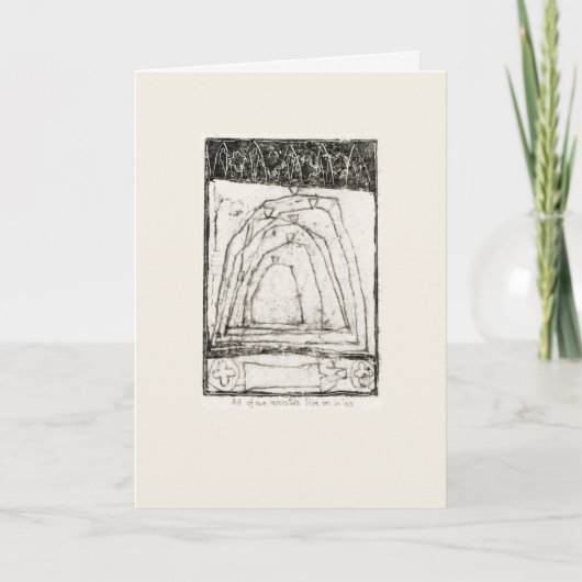 Al mijn voorouders leven in ons. kaart (Voorkant)