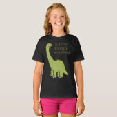 Al mijn vrienden zijn dode dinosaurus Essential T- T-shirt (Voorkant volledig)