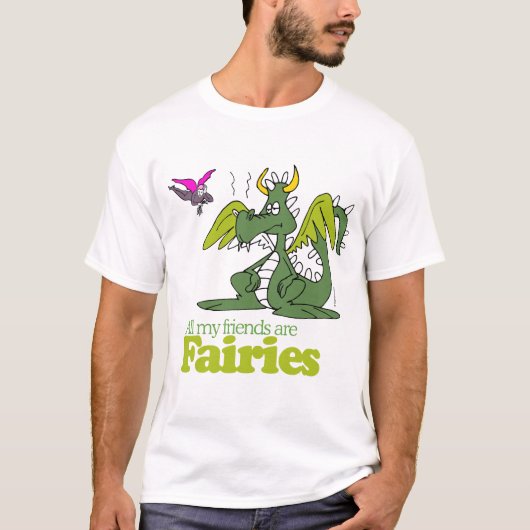 Al mijn vrienden zijn Fairies T-shirt (Voorkant)