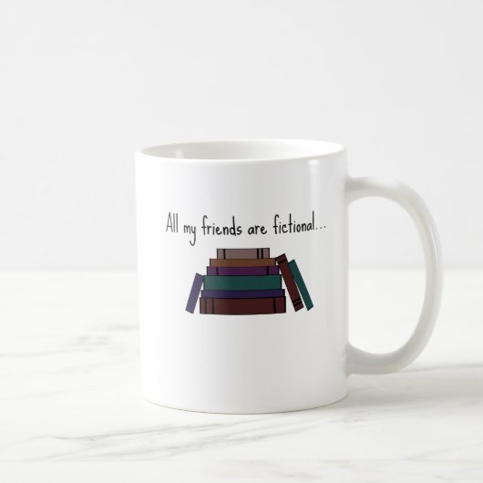 Al mijn vrienden zijn Fictional Coffee Cup Koffiemok (Rechts)