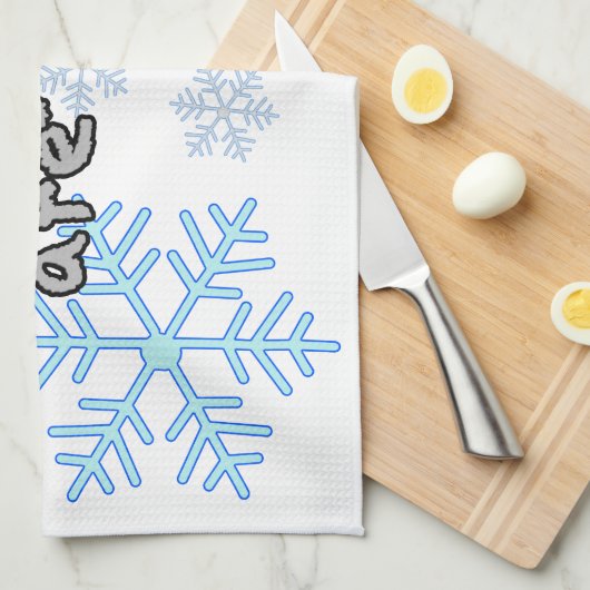 Al mijn vrienden zijn flakes theedoek (Quarter Fold)