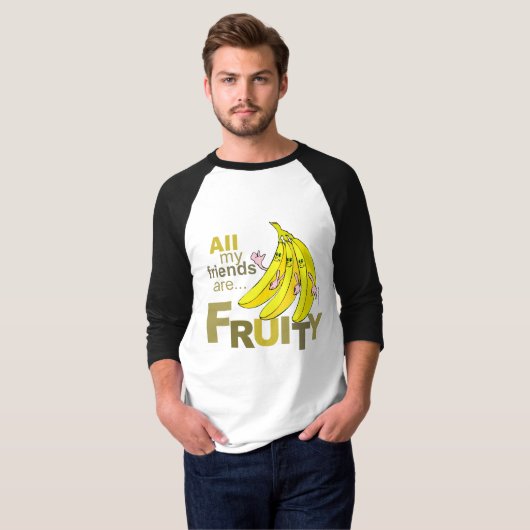 Al mijn vrienden zijn Fruity T-shirt (Voorkant volledig)