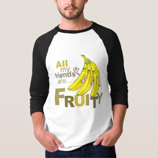 Al mijn vrienden zijn Fruity T-shirt (Voorkant)