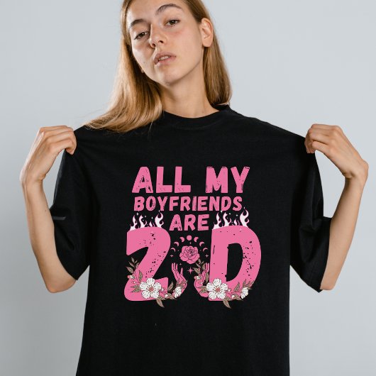 Al mijn vriendjes zijn 2d t-shirt
