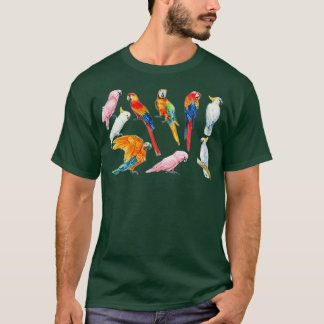 Al mijn Waterverf voor papegaaien T-shirt