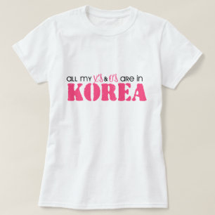 Al mijn X en O's zijn in Korea T-shirt