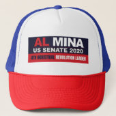 Al Mina Revolution Trucker Hat Trucker Pet (Voorkant)