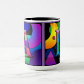 "AL"-mok voor monogram koffie 15 oz Mok (Midden)