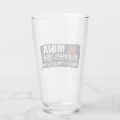 Al Myna US Senate Merchandise Glas (Achterkant)