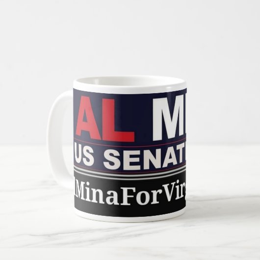 Al Myna US Senate Merchandise Koffiemok (Voorkant links)
