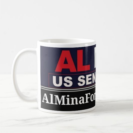Al Myna US Senate Merchandise Koffiemok (Links)
