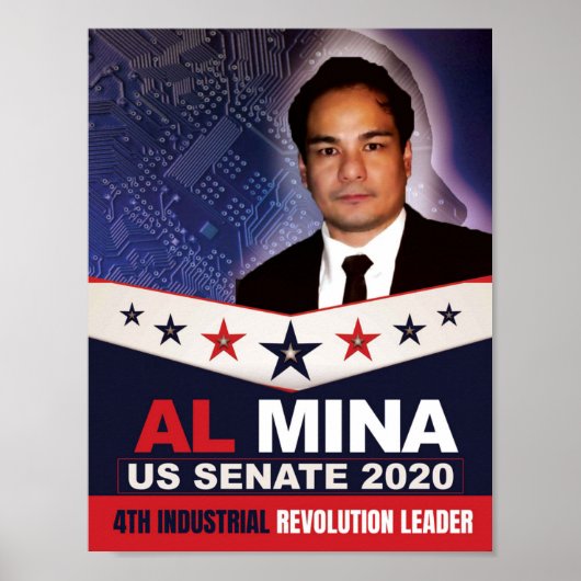 Al Myna US Senate Merchandise Poster (Voorkant)