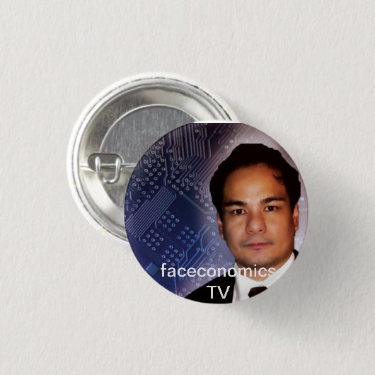 Al Myna US Senate Merchandise Ronde Button 3,2 Cm (Voorkant /achterkant)