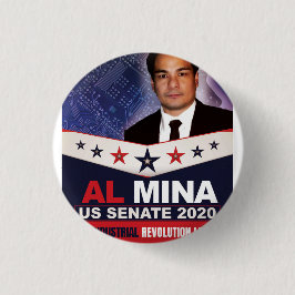 Al Myna US Senate Merchandise Ronde Button 3,2 Cm