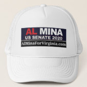 Al Myna US Senate Merchandise Trucker Pet (Voorkant)