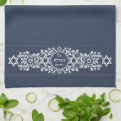 Al Netilat Yadayim Davidster Handwassen Theedoek (Gevouwen)