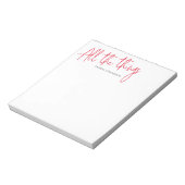 Al notitieblok van de dingen manuscript (Linkerzijde)