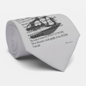 Al-O-Sawr-Us Description Primal Grey Stropdas (Opgerold)