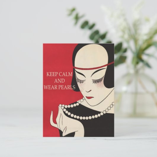 Al Occasion Keep Calm en Draag het Briefkaart van (Staand voorkant)