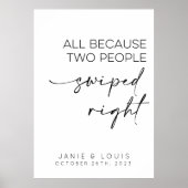 Al omdat twee mensen de juiste bruiloft hebben ged poster (Voorkant)