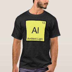 Al - Omgevingslicht Grappig Chemie Elementsymbool T-shirt