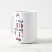 Al pan, pan, y al vino, vino koffiemok (Voorkant links)