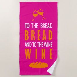 Al pan, pan, y al vino, vino strandlaken