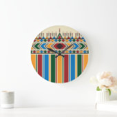 Al-Qatt Al-Asiri geïnspireerd geometrisch patroon. Grote Klok (Huis)