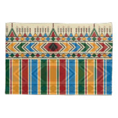 Al-Qatt Al-Asiri geïnspireerd geometrisch patroon. Kussensloop (Achterkant)