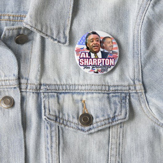 Al Sharpton 08 Button (In situ)