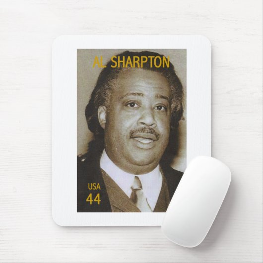 Al Sharpton stempel Muismat (Met muis)