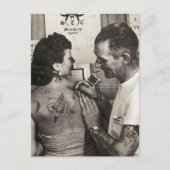 Al Shieferly tattoos Roos Briefkaart (Voorkant)