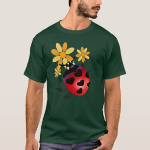 Al Shirt van het Hart Ladybug