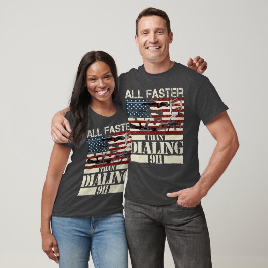 Al sneller dan het Draaien 911 de eigenaars van he T-shirt (Unisex)