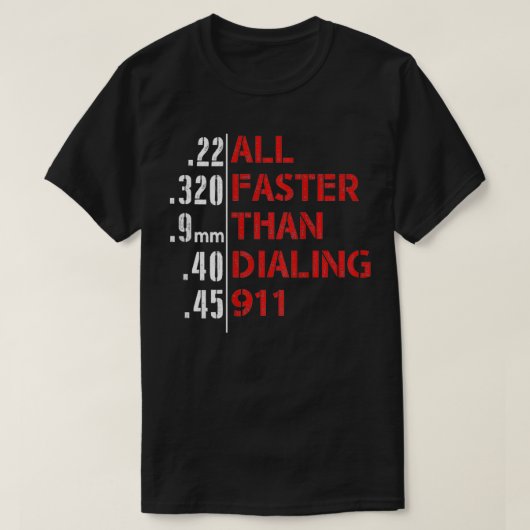 Al sneller dan het Draaien 911 (op rug) T-shirt (Design voorkant)