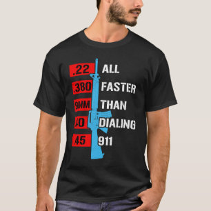 Al sneller dan het Draaien van het Pistool van de T-shirt
