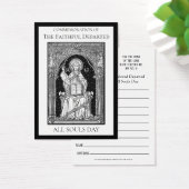 Al SoulDay Memorial Masses overleden Heilige Kaart (Bureau)