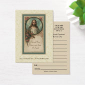 Al SoulDay Memorial Masses overleden Heilige Kaart (Bureau)