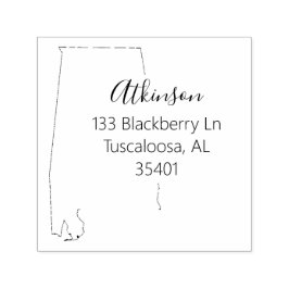 AL | Staat Alabama Retouradresstempel Zelfinktende Stempel