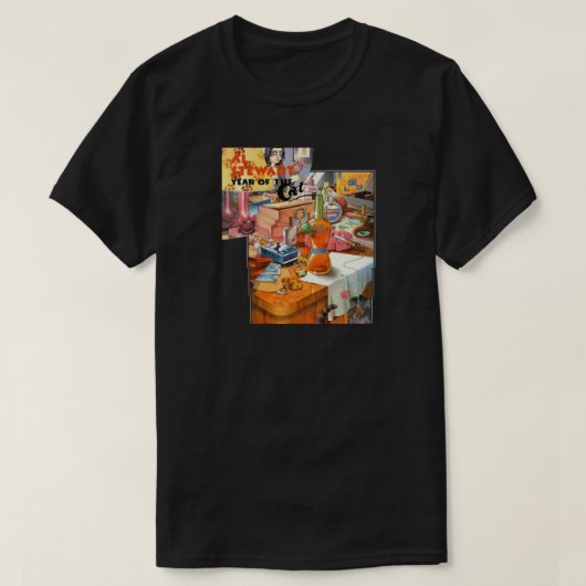 Al Stewart Jaar van de Kat Klassieke T-Shirt (Design voorkant)