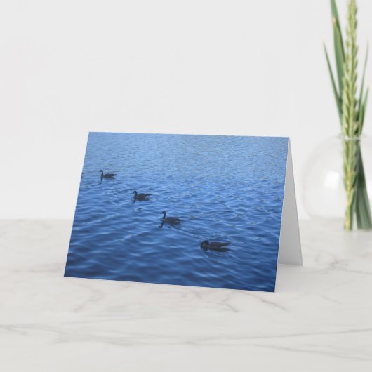 Al uw eenden in een rij kaart (Voorkant)