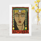 Al-Uzza-Wenskaart Kaart (Gele Bloem)