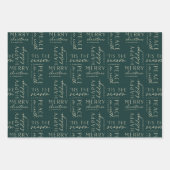 Al Vakantie wenst Gepersonaliseerde Coördinatie Inpakpapier Vel (Voorkant)