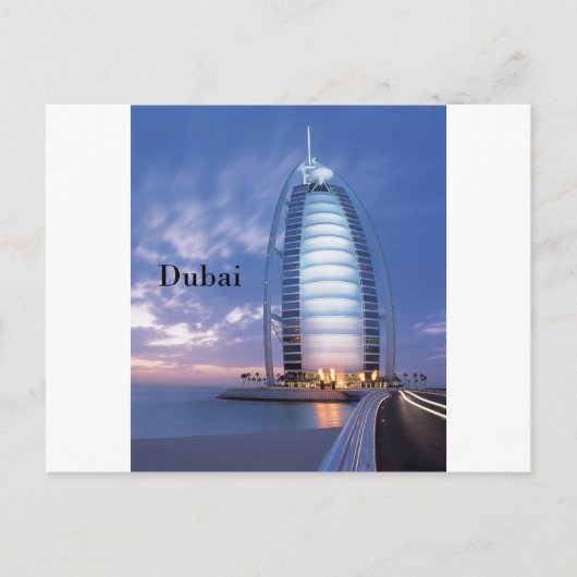 Al van Doubai Burj Arabisch Hotel (door St.K) Briefkaart (Voorkant)