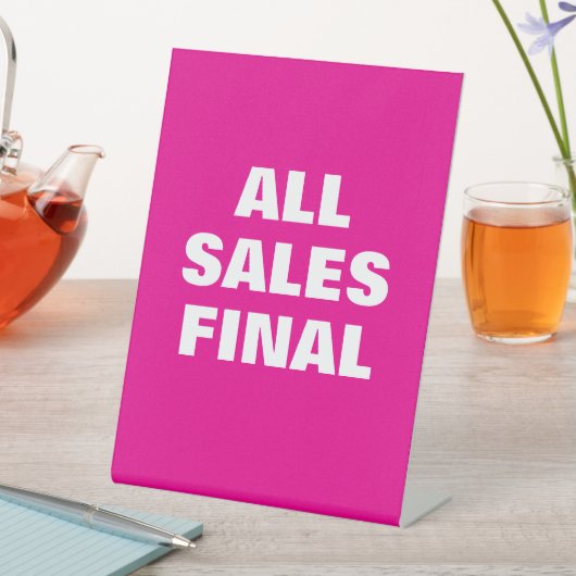 Al verkoop definitief teken, Kleinhandelsopslag si Reclamebord Met Voetstuk (Insitu)